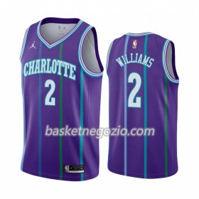 Canotte Uomo Charlotte Hornets Marvin Williams 2 2019-20 Jordan Brand Hardwood Classics Swingman